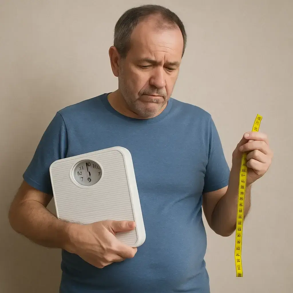 Un homme de 50 ans prépare un petit-déjeuner équilibré selon un Menu Type pour Maigrir Après 50 ans.
