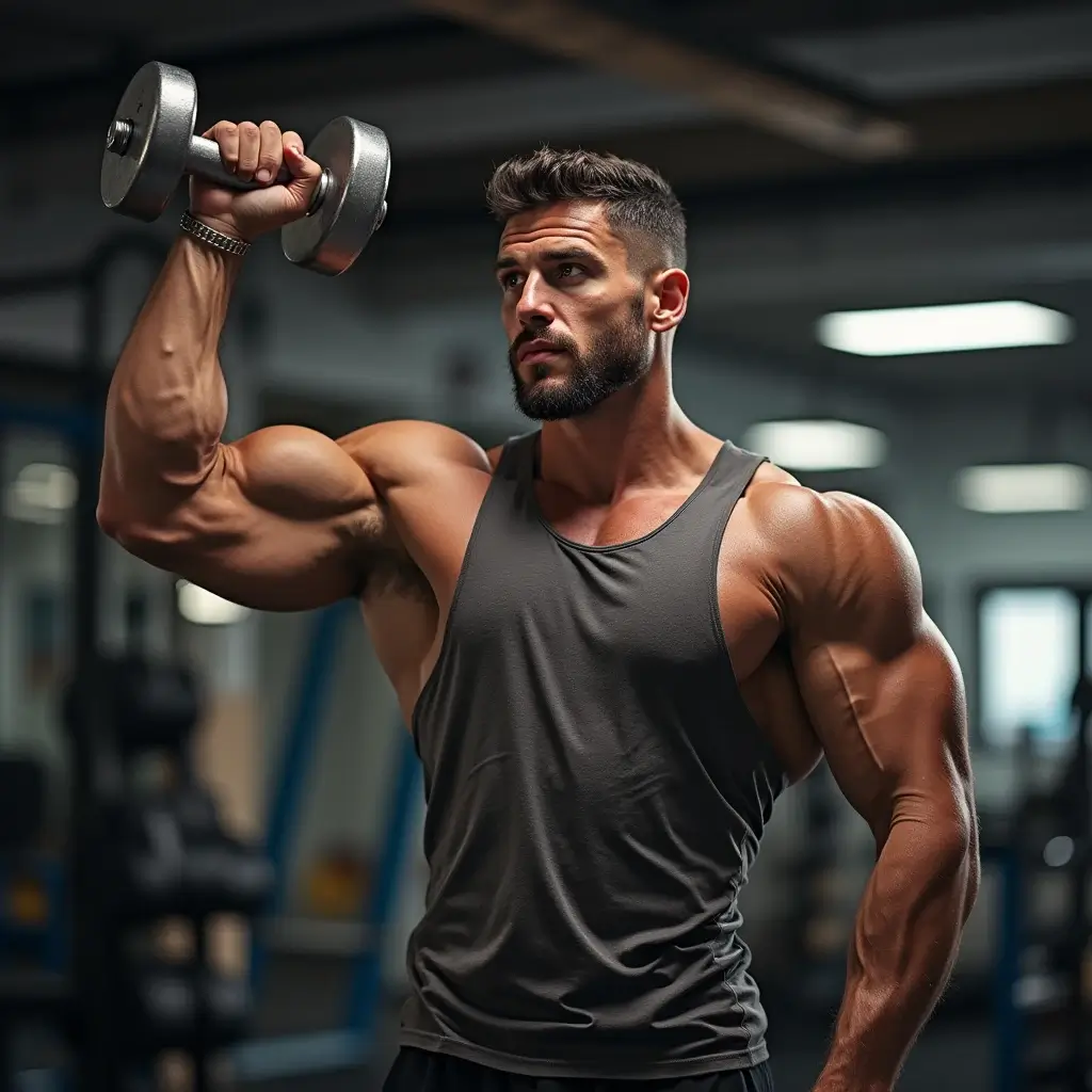 Extension Triceps avec Haltère : Guide Complet pour des Triceps Sculptés et Puissants 2 tri hal