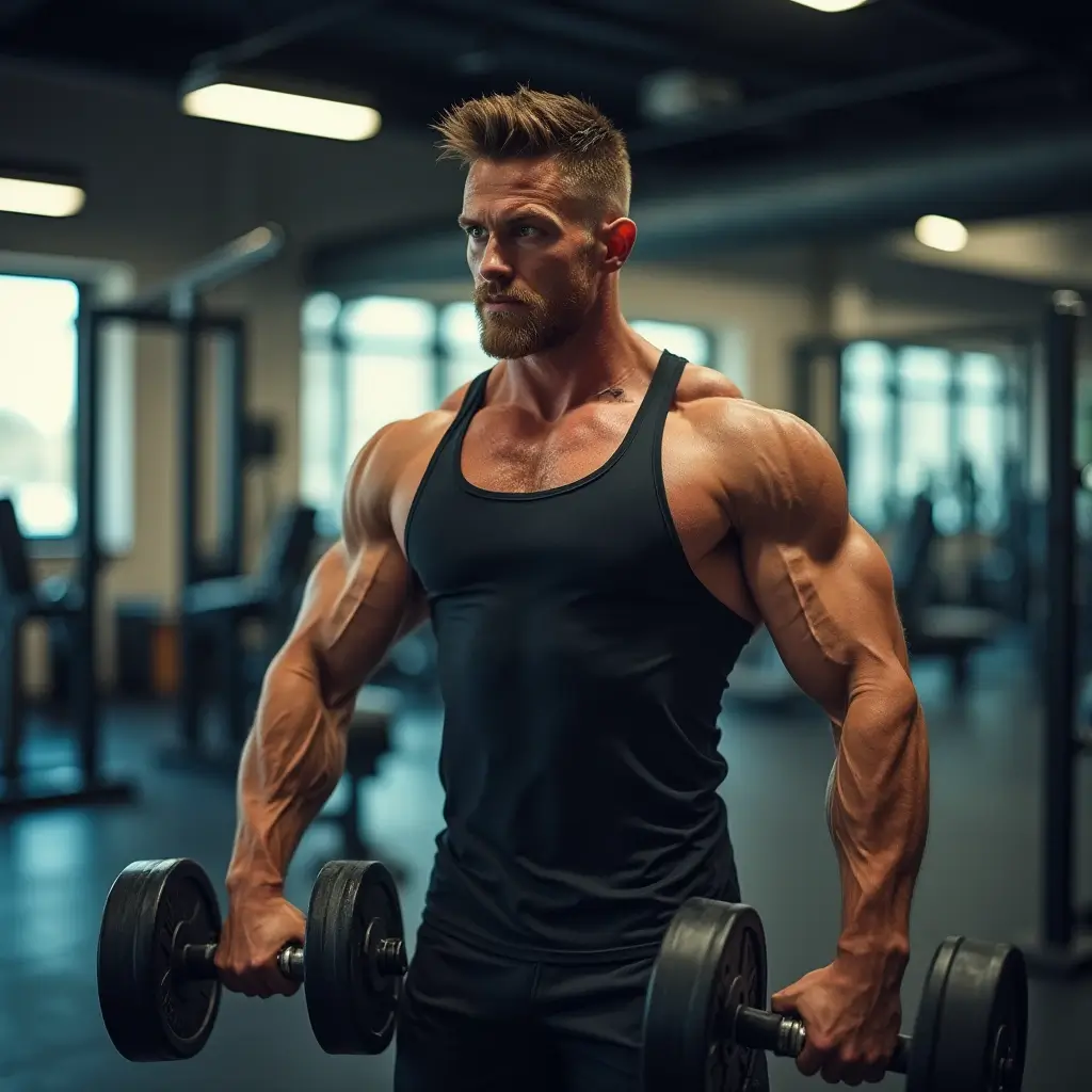 Entraînement musculaire avec haltères pour développer la Longue Portion Biceps