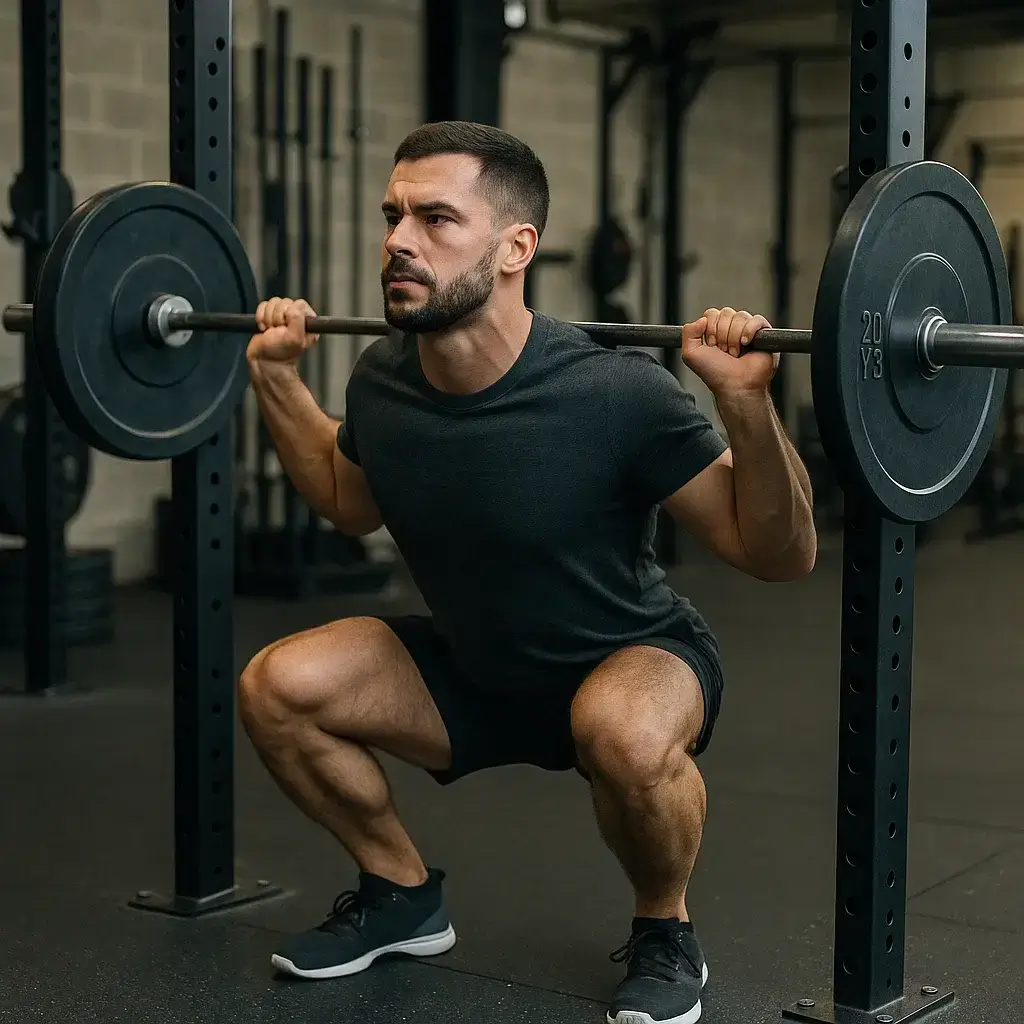 Squat avec Poids : Le Guide Complet pour Transformer Votre Physique et Maximiser Vos Gains 3 3 4